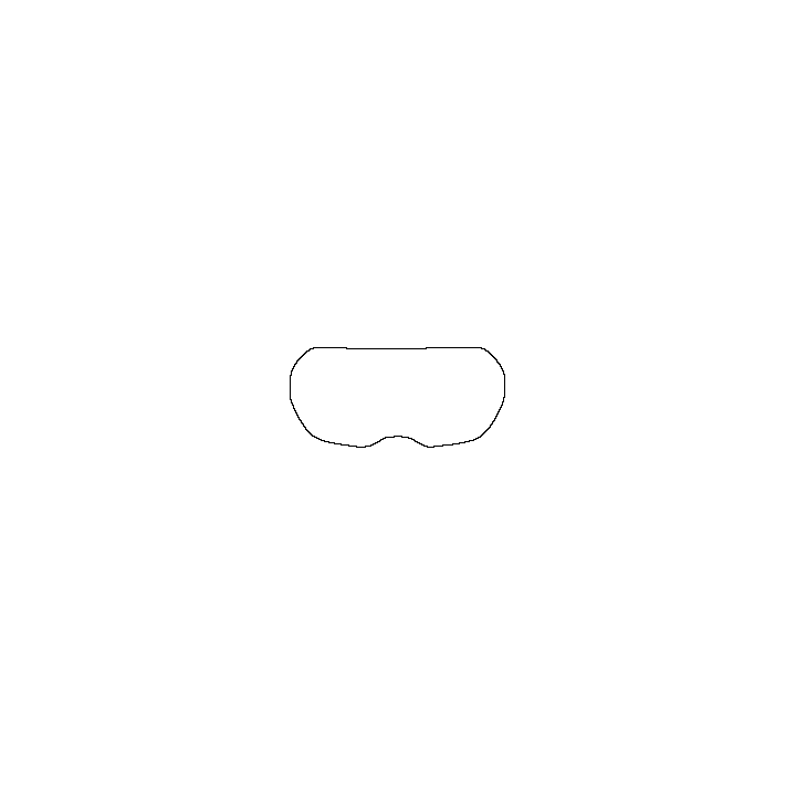 Nissan Leaf (US) Window 2019 - Rear Window (Edge exceeds the innder side of black cermic by 3mm)