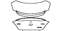 Cadillac CT4 Exterior 2020 - Trunk Lid (With“CT4”“28T”“上汽通用”word mark)