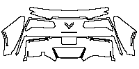 Chevrolet Corvette Stingray 2014 - Rear Bumper