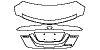 Cadillac CT5 (US) Exterior 2020 - Trunk Lid (With“CT5”“28T”“上汽通用”word mark)