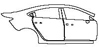 Mazda Atenza (Mazda 6) Sedan/Saloon 2020 - (right) Door+Side Skirt+Rear Fender