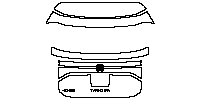Volkswagen Tacqua Exterior 2020 - Trunk Lid (With''一汽一大众''''Tacqua''word mark)