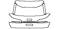 Audi Q7 S-line 2016 - Trunk Lid (without model emblem)