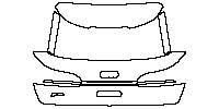 Audi Q7 SQ7 2020 - Trunk Lid (with SQ7 emblem)