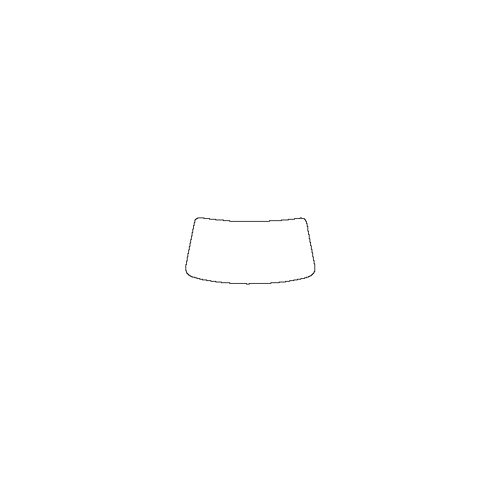 Changan Auto UNI-K Window 2021 - Windshield (without mirror cutout , Edge exceeds the innder side of black cermic by 3mm)