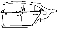 Toyota Corolla (CN) Exterior 2021 - (left) Door+Side Skirt+Rear Fender