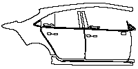 Toyota Corolla (CN) Exterior 2021 - (right) Door+Side Skirt+Rear Fender