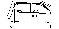 Ford F-150 SuperCrew 2021 - (right)Door+Rear Fender