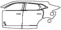 Changan Auto UNI-K Exterior 2021 - (left) Door+Rear Fender+Side Skirt