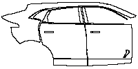 Changan Auto UNI-K Exterior 2021 - (right) Door+Rear Fender+Side Skirt