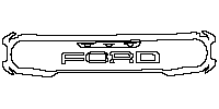 Ford Bronco 4 Door 2021 - Grille