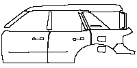 Ford Bronco Sport Base 2021 - (left)Door+Rear Fender