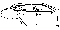 KIA K5 (US) Exterior 2021 - (right) Door+Rear Fender+Side Skirt