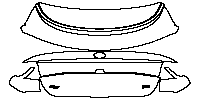 KIA K5 (US) Exterior 2021 - Trunk Lid (with ''K5'' , ''EX'' emblems)