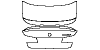 BMW 5 Series Sedan 2021 - Trunk Lid (with spoiler, with ''M5CS'' model emblem)