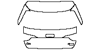Audi A4 A4 allroad quattro 2017 - Trunk Lid (with ''A4'', ''allroad quattro'' emblems)