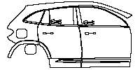 Mercedes-Benz EQA (US) Exterior 2021 - (right) Door+Side Skirt+Rear Fender