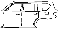 Nissan Armada (US) Exterior 2017 - (left) Door+Side Skirt+Rear Fender