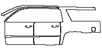 Cadillac Escalade ESV 2015 - (left) Door+Rear Fender