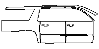 Cadillac Escalade ESV 2015 - (right) Door+Rear Fender