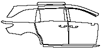 Honda Odyssey Exterior 2018 - (right) Door+Side Skirt+Rear Fender