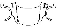 Cadillac Vistiq Exterior 2026 - Hood+Fender (with side marker lights)