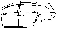 (left) Door+Side Skirt+Rear Fender
