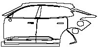 Zeekr 001 Exterior 2021 - (left) Door+Side Skirt+Rear Fender