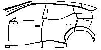 (left) Door+Rear Fender+Side Skirt