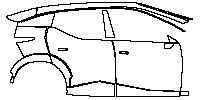 (right) Door+Rear Fender+Side Skirt