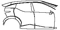 (right) Door+Rear Fender+Side Skirt
