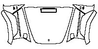 Mercedes-Benz G Class AMG G63 2013 - Hood+Fender (with V8 BITURBO emblem on fender)