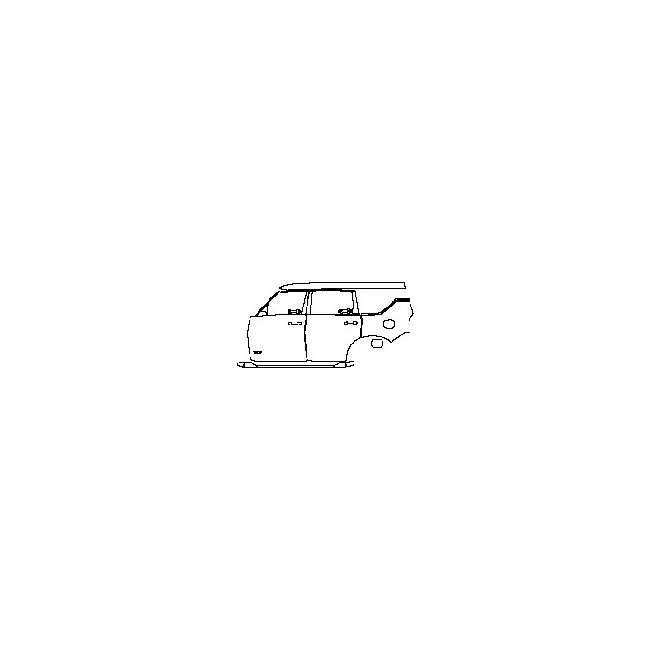 (left) Door+Side Skirt+Rear Fender