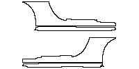 Porsche 911 Carrera 4S 2013 - Rocker Panel (The bottom edge of rear fender covers the coarse-grained surface)