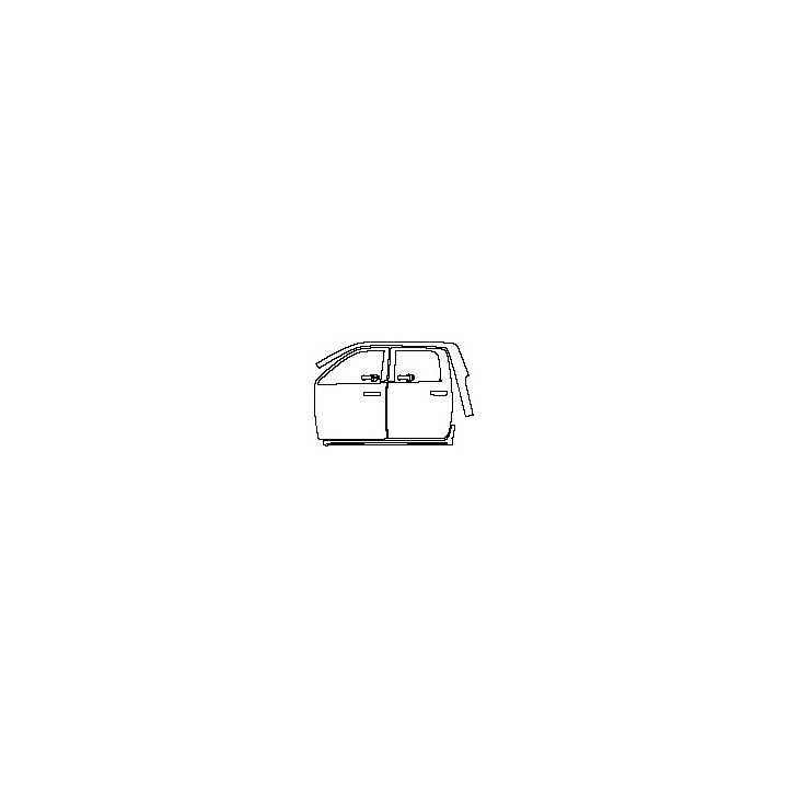 (left) Door+Side Skirt+Rear Fender