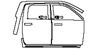 (right) Door+Side Skirt+Rear Fender