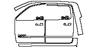 (left) Door+Side Skirt+Rear Fender