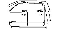 (left) Door+Side Skirt+Rear Fender