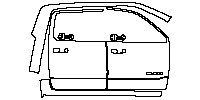 (right) Door+Side Skirt+Rear Fender