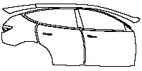(right) Door+Side Skirt+Rear Fender