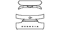 Toyota Sequoia TRD Pro 2023 - Trunk Lid (with ''SEQUOIA'' emblem)