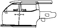 (left) Door+Side Skirt+Rear Fender