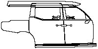 (right) Door+Side Skirt+Rear Fender