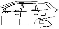 Volvo EX90 Exterior Passenger Cars 2026 - (left) Door+Rear Fender