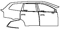 Volvo EX90 Exterior Passenger Cars 2026 - (right) Door+Rear Fender