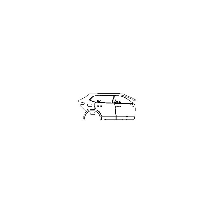 (right) Door+Side Skirt+Rear Fender