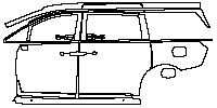 (left) Door+Rear Fender+Side Skirt