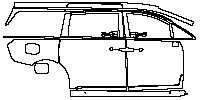 (right) Door+Rear Fender+Side Skirt