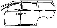 Voyah Dreamer Pure Electric Passenger Cars 2026 - (left) Door+Side Skirt+Rear Fender