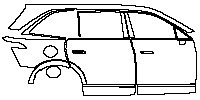 WEY Blue Mountain DHT-PHEV Exterior 2023 - (right)Door+Side Skirt+Rear Fender